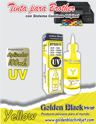Tinta UV, Frasco 100ml.
